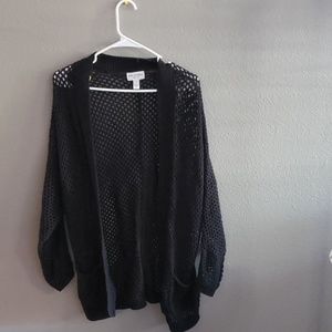 Arizona Jean Co black cardigan sweater